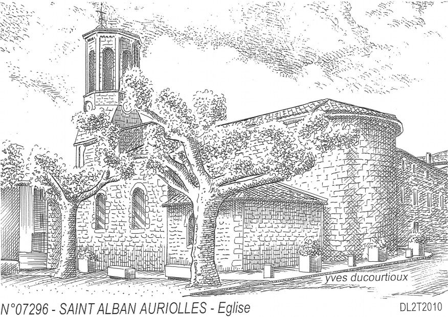 N 07296 - ST ALBAN AURIOLLES - église